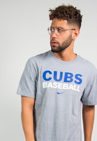 VINTAGE NIKE T-SHIRT CHICAGO CUBS MLB BASEBALL