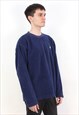 VINTAGE MENS M FLEECE SWEATSHIRT PULLOVER JUMPER SPORTS TOP