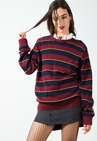 VINTAGE TOMMY HILFIGER KNIT JUMPER / S606