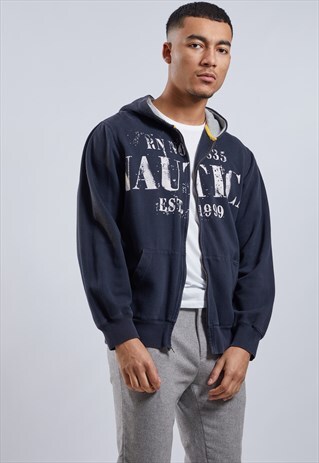 VINTAGE NAUTICA ZIP-UP HOODIE