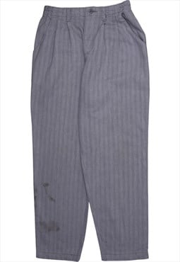 Vintage 90's Lee Trousers / Pants Straight Leg Baggy Grey 29