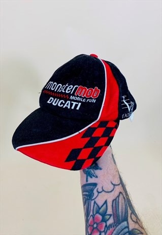 Monstermob Ducati Racing Embroidered hat cap