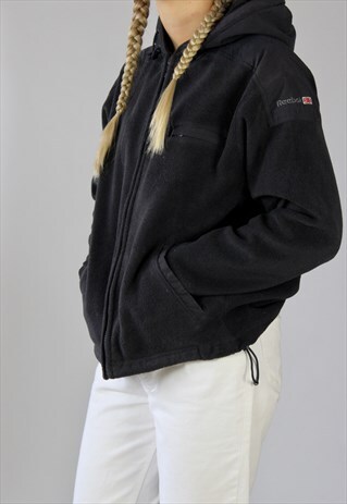 VINTAGE REEBOK HOODED FLEECE JACKET