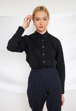 VINTAGE RALPH LAUREN BLACK SHIRT