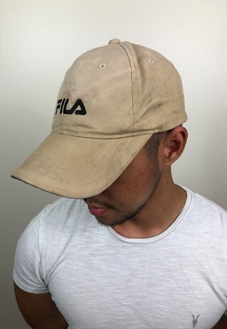 VINTAGE BEIGE FILA CAP