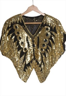 Butterfly Sequin Top