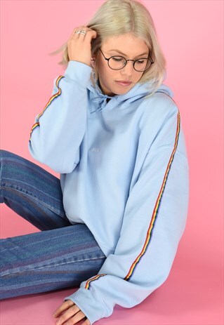 G&G UNISEX BB RAINBOW RIBBON STRIPES HOOD