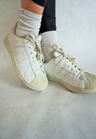 VINTAGE ADIDAS LEATHER SNEAKERS SHOES BOOTS TRAINERS