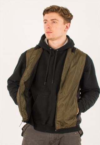 VINTAGE 90S BROWN TOMMY HILFIGER WINDBREAKER JACKET MEDIUM