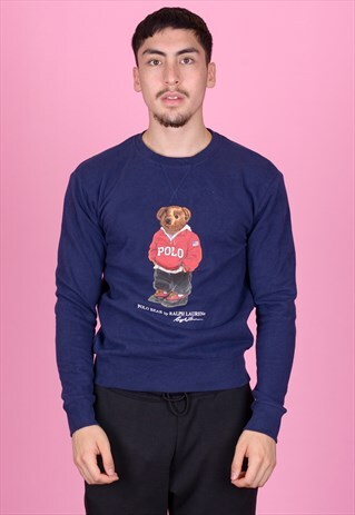 VINTAGE RALPH LAUREN POLO BEAR SWEATSHIRT