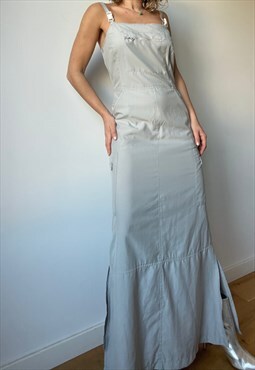 Vintage Long Grey Dress