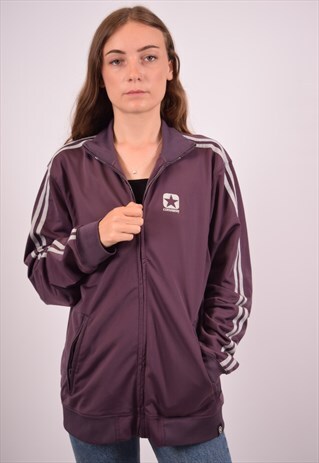 VINTAGE CONVERSE TRACKSUIT TOP JACKET PURPLE