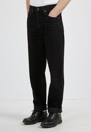 VINTAGE BLACK LEVI'S 550 FIT DENIM JEANS