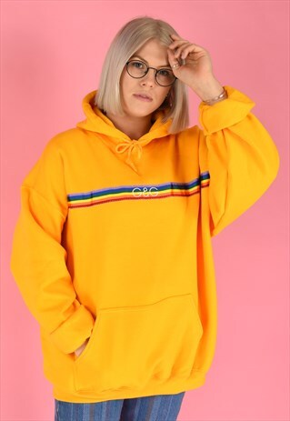 G&G UNISEX GOLD RAINBOW RIBBON HOOD