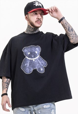 BEAR PRINT LOOSE T-SHIRT