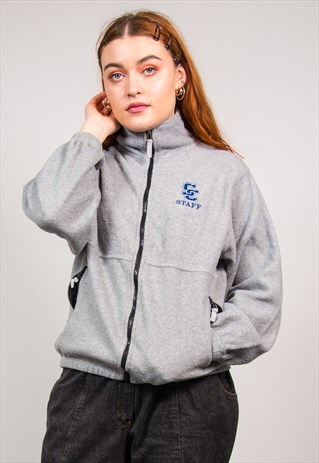 VINTAGE 90'S GREY FLEECE JACKET