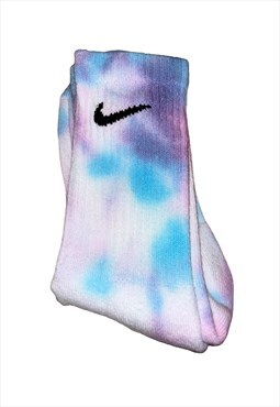 Nike custom tie dye socks -Dreamy vibes unisex 5-8 U.K