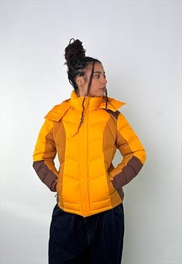 Orange y2ks The North Face Puffer Jacket Coat