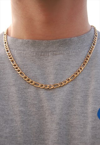 21" GOLD STAINLESS STEEL CHAIN