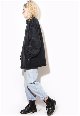 VINTAGE 90'S TEDDY FLEECE JACKET WINTER COAT