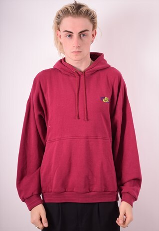 NIKE MENS VINTAGE HOODIE JUMPER XL PURPLE 90S