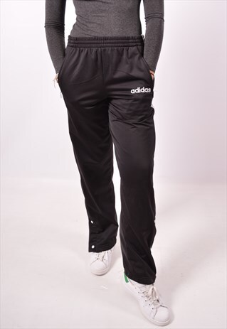 VINTAGE ADIDAS TRACKSUIT TROUSERS BLACK