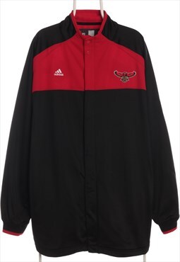 Vintage 90's Adidas Bomber Jacket Embroidered NBA Black Men'