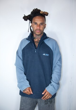 ADIDAS BLUE VINTAGE SWEATER