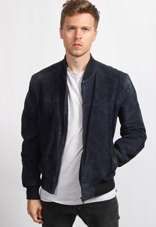 VINTAGE SUEDE BOMBER JACKET