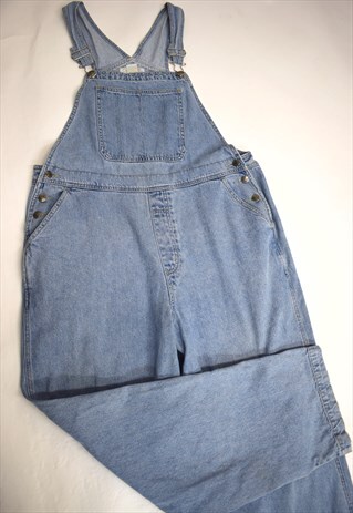 VINTAGE 90S CHEROKEE BLUE DENIM DUNGAREES