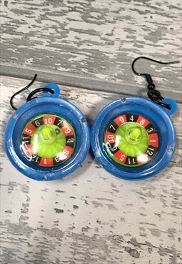 Casino Wheel Earrings