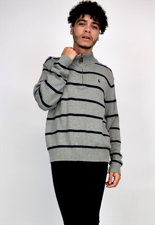 VINTAGE 90'S POLO RALPH LAUREN 1/4 ZIP