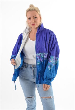 PURPLE RETRO SHELL JACKET GTJ3942