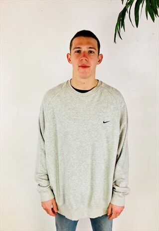 ASH GREY NIKE CREWNECK JUMPER