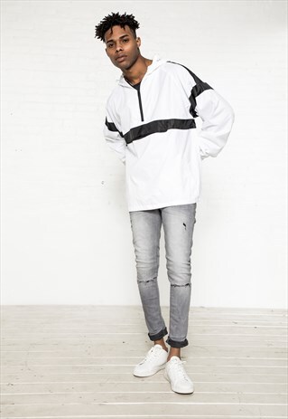 PANELED WINDBREAKER