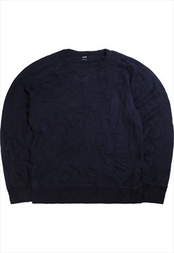 Vintage  Uniqlo Sweatshirt Crewneck Plain Heavyweight Black