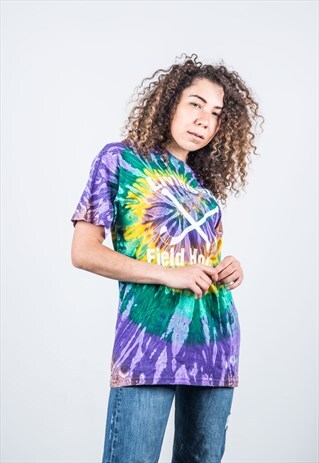 VINTAGE MULTI-COLOURED TIE-DYE T-SHIRT