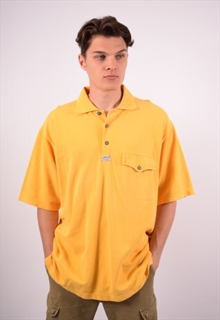 VINTAGE LEVI'S POLO SHIRT YELLOW