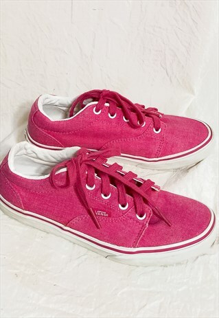 Vintage Vans Sneakers Y2K Trainers in Pink