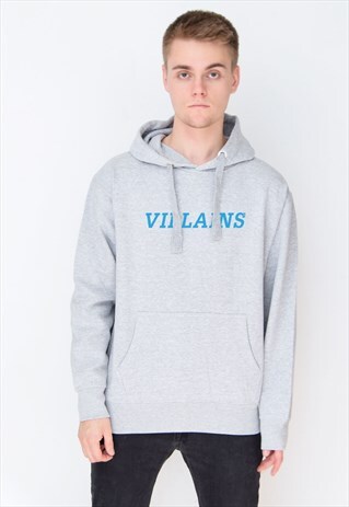 GREY VILLAINS (BLUE) HOODIE