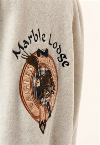 90S RARE VINTAGE WARM HUMMELSHEIM FLEECE JUMPER 15058