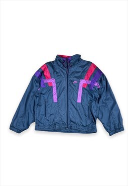 Nike vintage 90s block colour tracksuit jacket