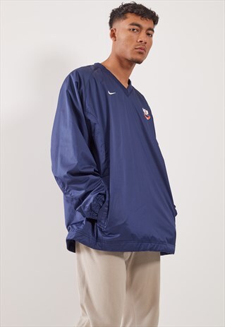 VINTAGE NIKE PULLOVER SPORTS V-NECK TOP