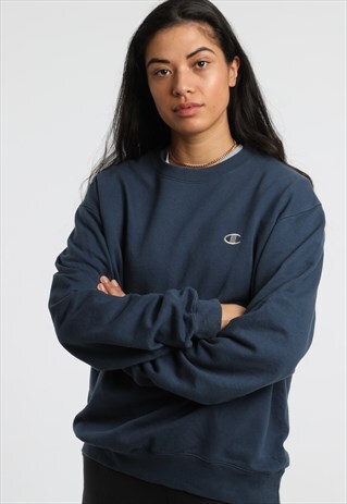 90S CHAMPION EMBROIDERED LOGO SWEATSHIRT
