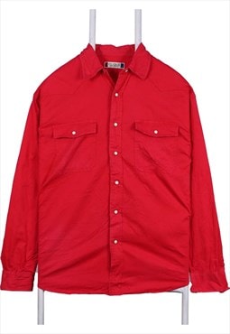 Vintage 90's Clique Shirt Long Sleeve Button Up Plain