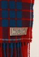 80S VINTAGE VTG RARE CHECKED SCOTLAND LAMSWOOL SCARF 1998