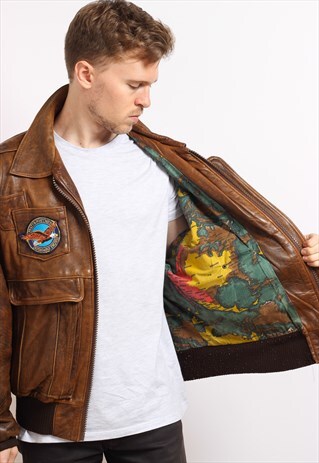 VINTAGE LEATHER FLYING JACKET