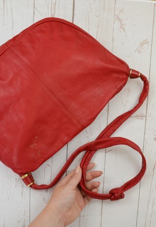 SLOUCH SHOPPER RED KNOT STRAP