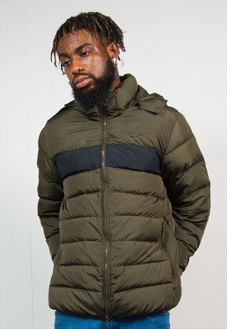 NIKE STORM FIT HOODED PUFFER JACKET PUFFA COAT