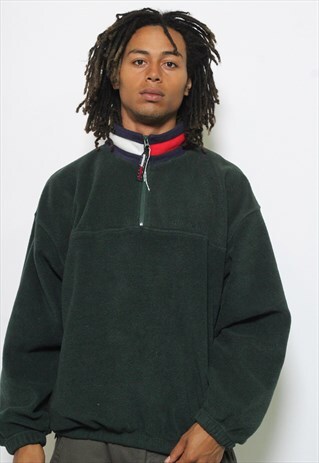 VINTAGE TOMMY HILFIGER 1/4 ZIP FLEECE